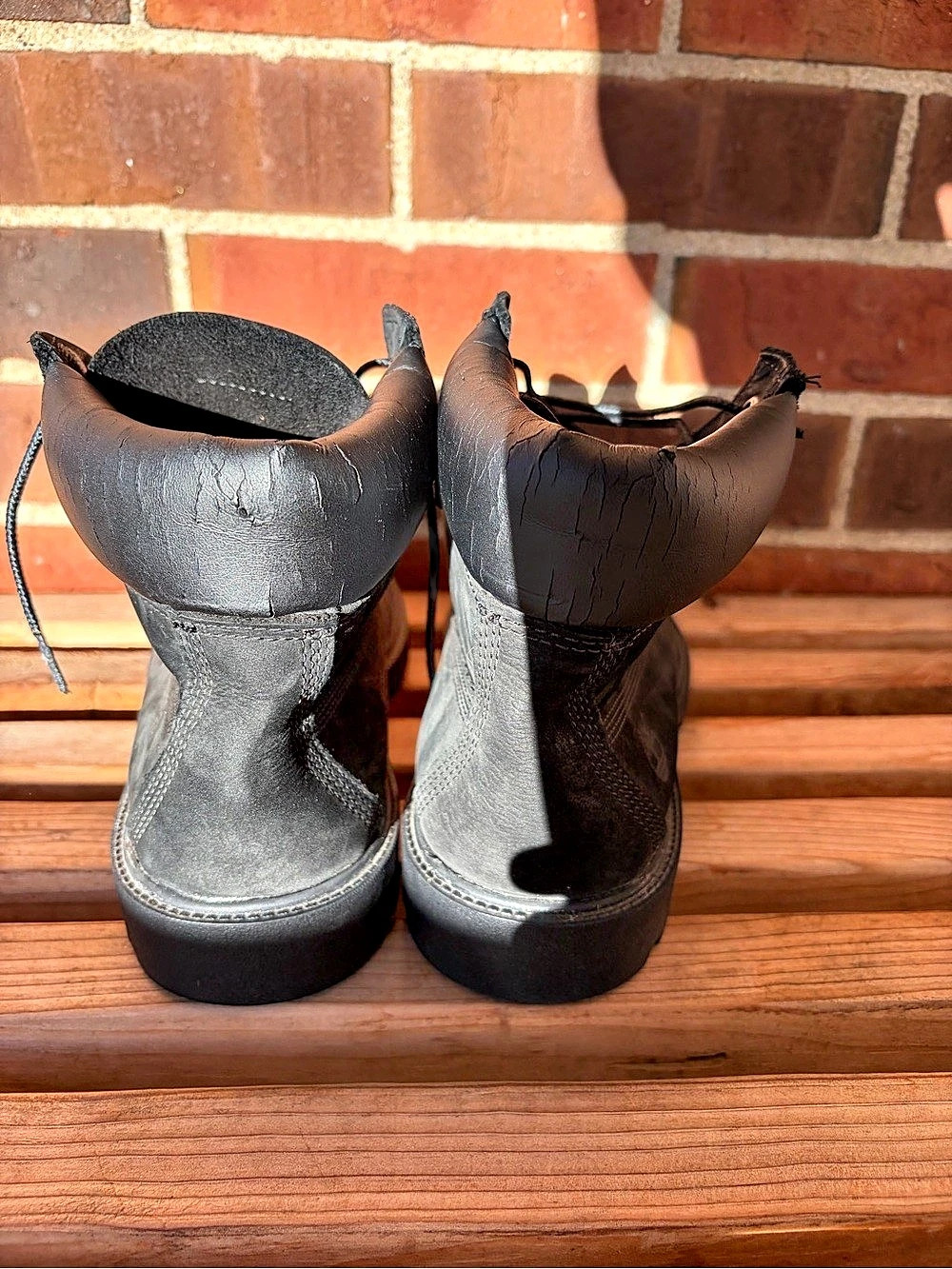 Timberland 6-Inch Premium Waterproof Boot Black Boots US 6.5 - Picture 6 of 6